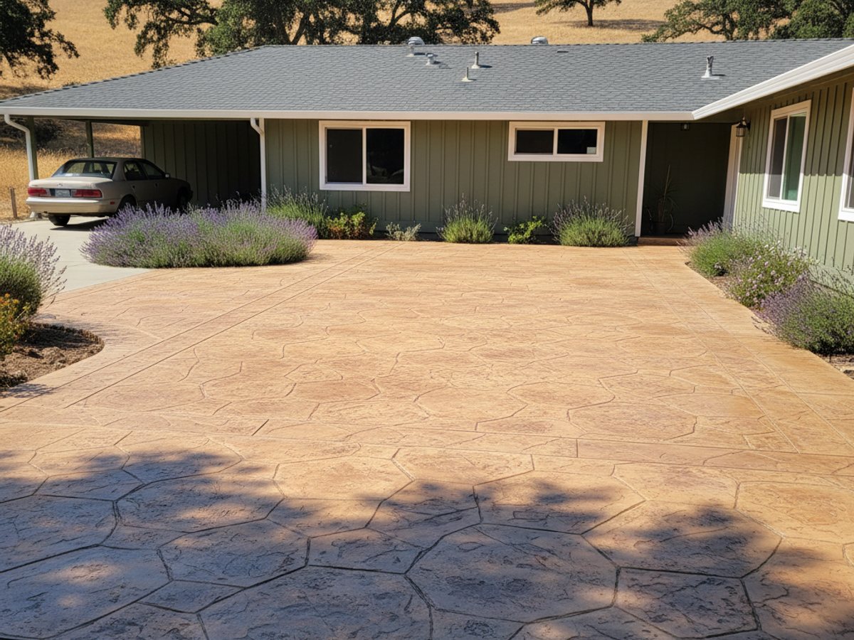 Precision Concrete Co crew at work on a home in Los Angeles, CA